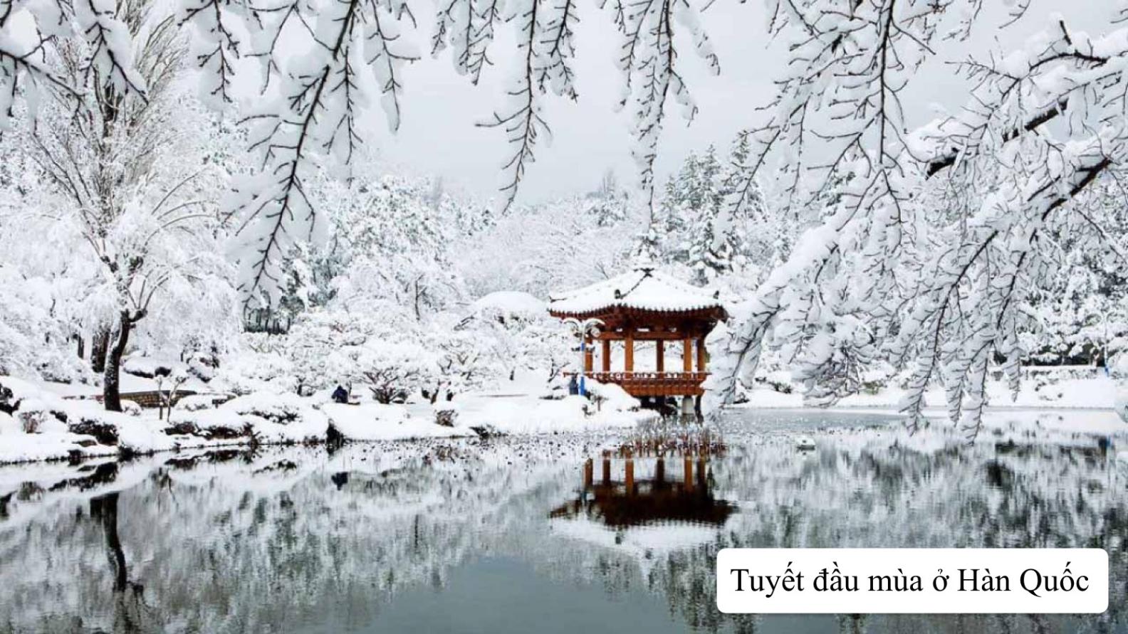 Tuyết đầu mùa ở Hàn Quốc
