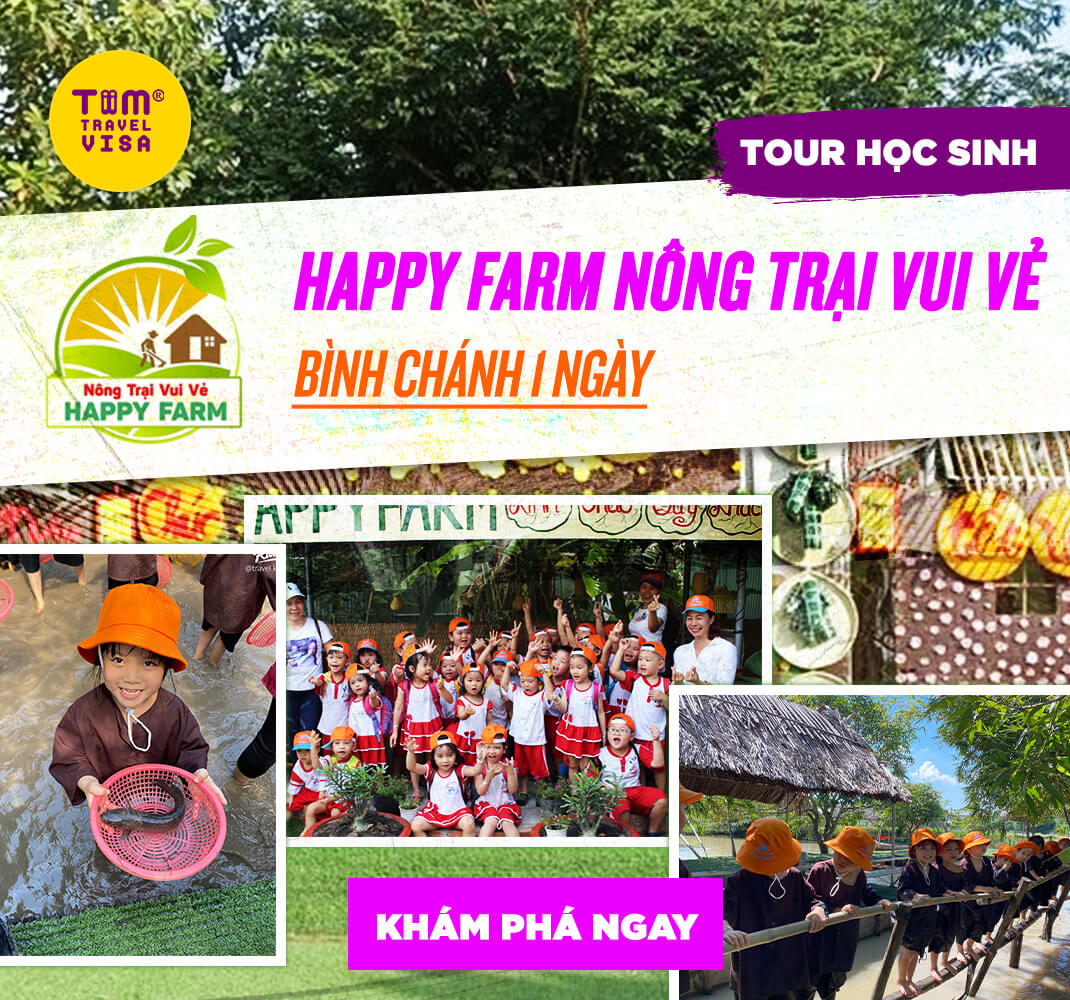 Happy Farm Nông Trại Vui Vẻ Bình Chánh 1 ngày
