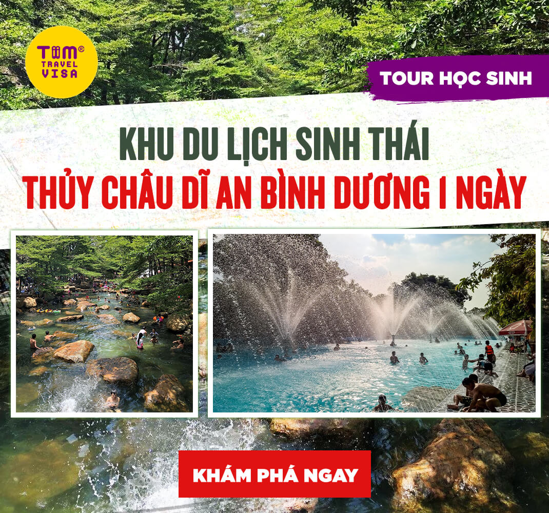 Khu du lịch sinh thái Thủy Châu Dĩ An Bình Dương 1 ngày
