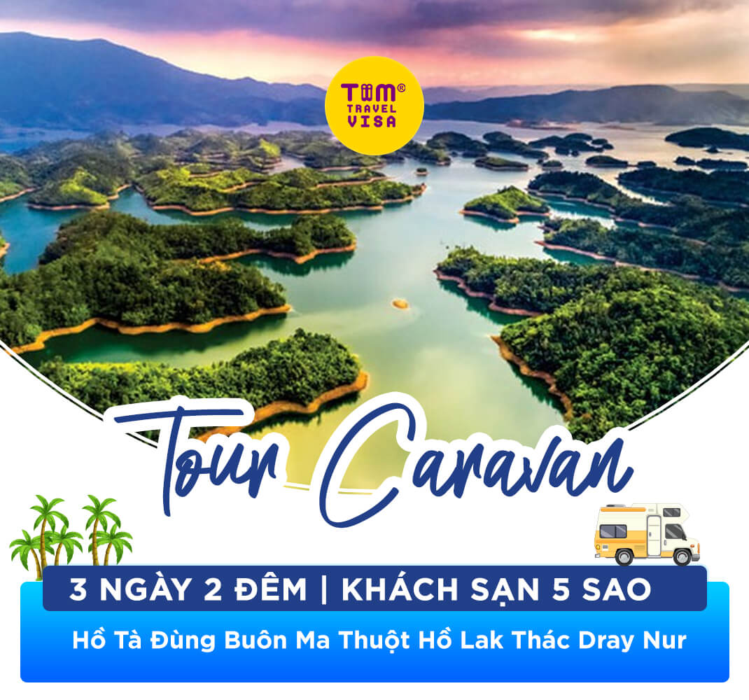 Tour caravan Hồ Tà Đùng Buôn Ma Thuột 3 ngày 2 đêm