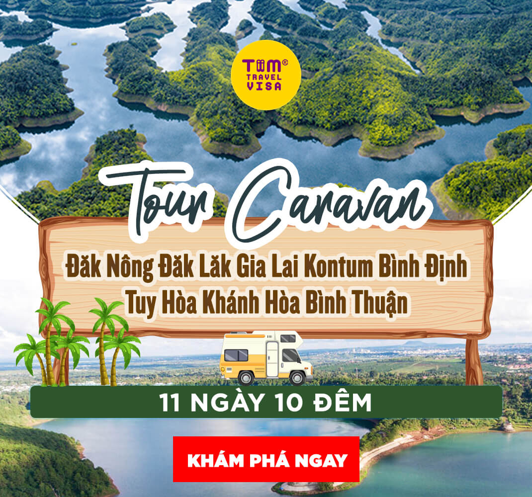 Tour caravan Tây Nguyên và Biển Cả 11 ngày 10 đêm