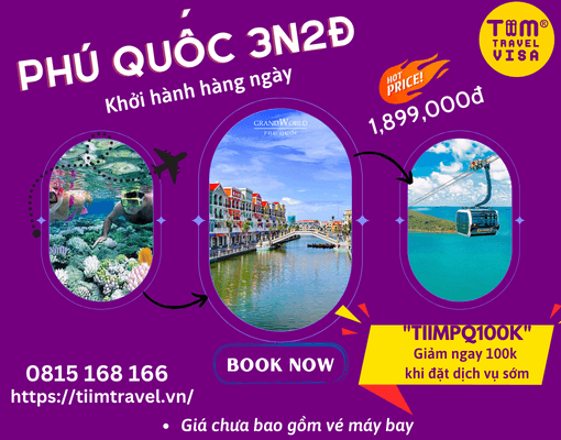 Tour Phú Quốc 3 ngày 2 đêm