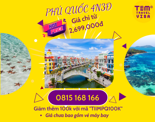 Tour Phú Quốc 4 ngày 3 đêm