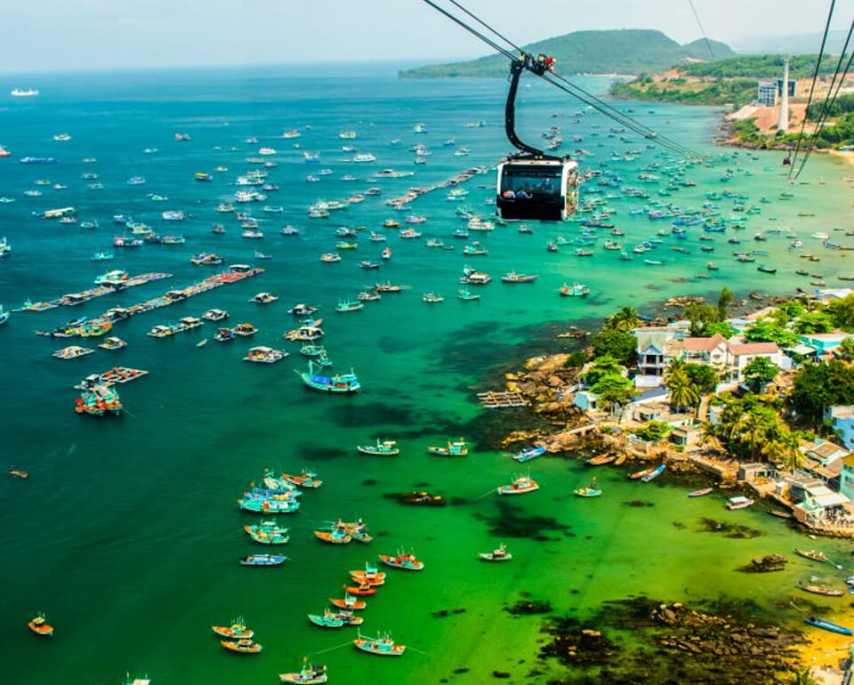 Vé cáp treo Sun World Hòn Thơm 1 chiều