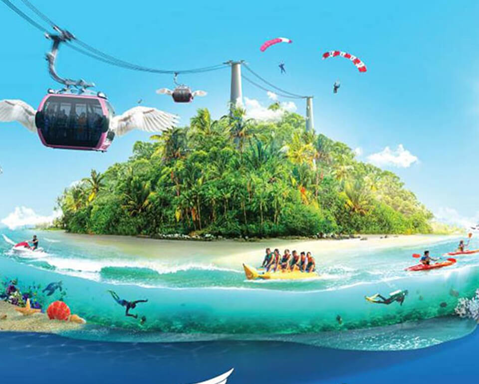 Vé cáp treo Sun World Hòn Thơm khứ hồi