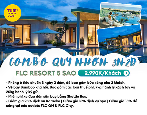 Combo Quy Nhơn 3 ngày 2 đêm FLC resort 5 sao