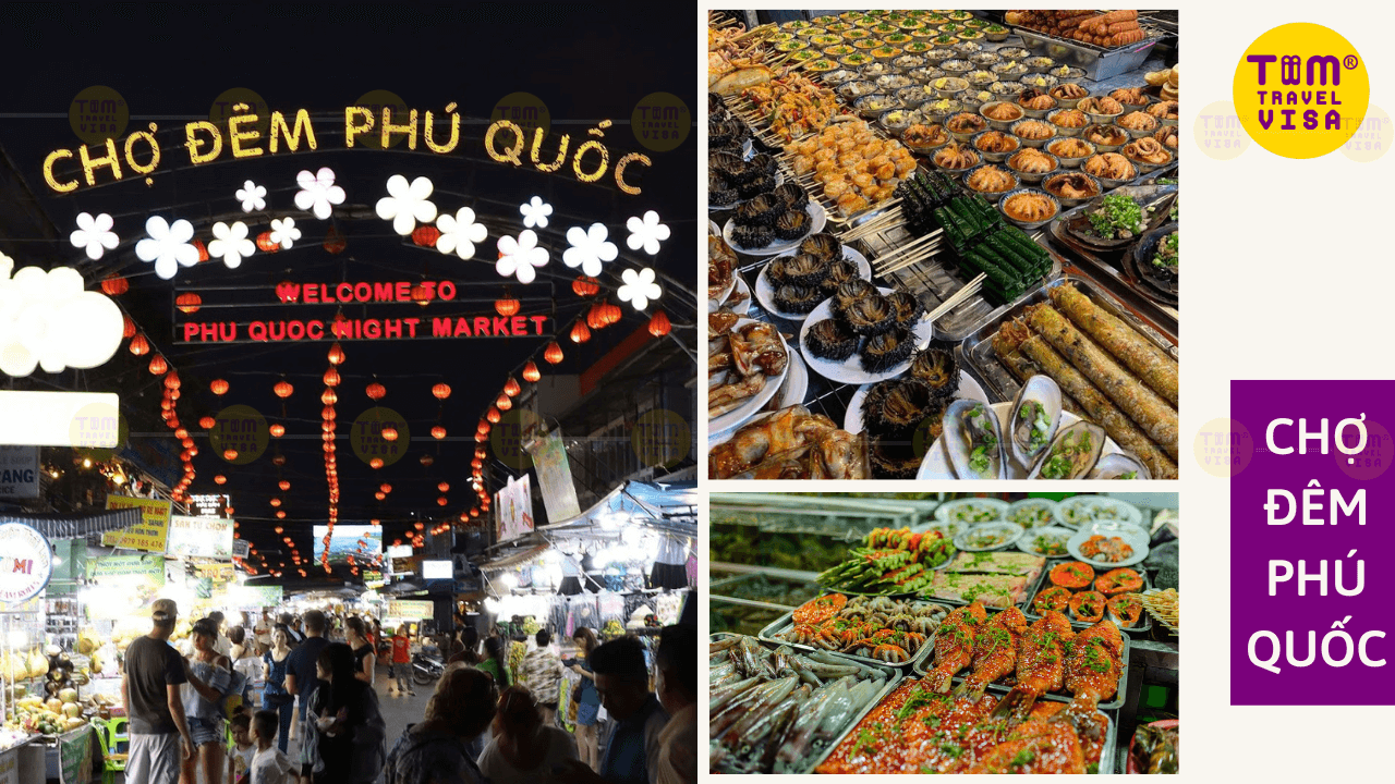 Khám phá chợ đêm trong tour du lịch Phú Quốc
