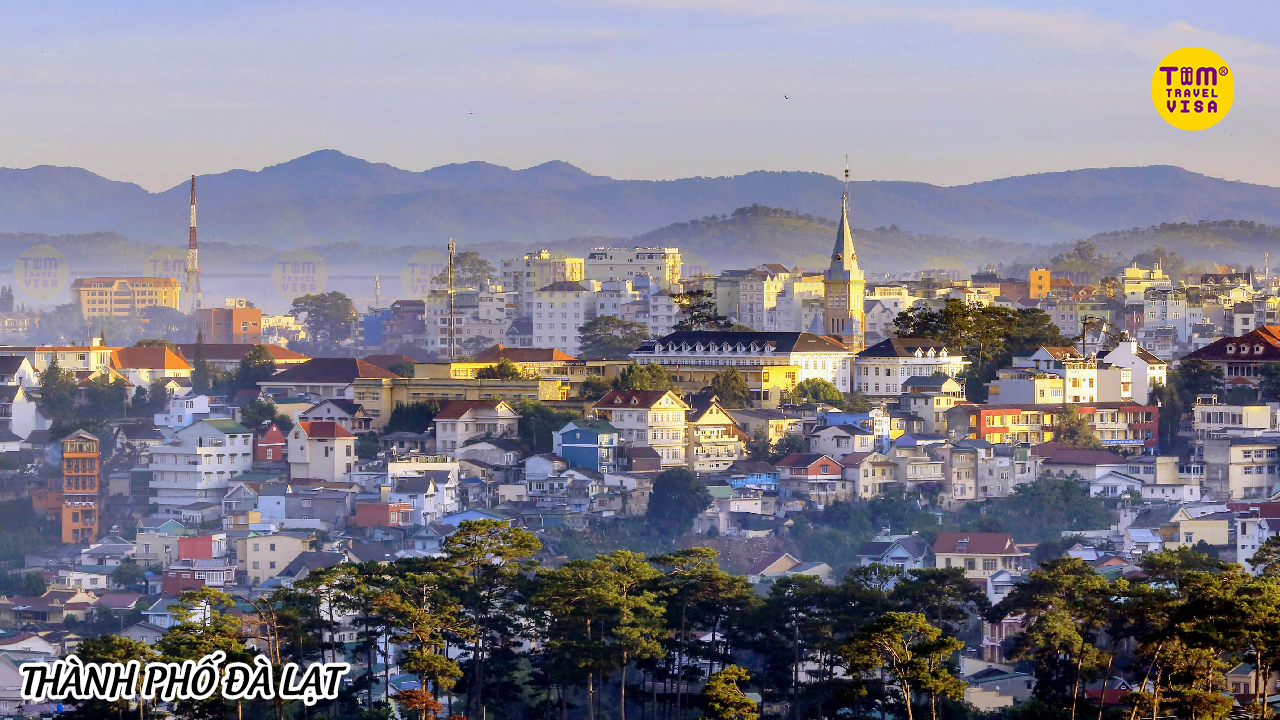 Đà Lạt - một thành phố nằm trong lòng đồi núi, với khí hậu mát mẻ và cảnh quan tuyệt đẹp