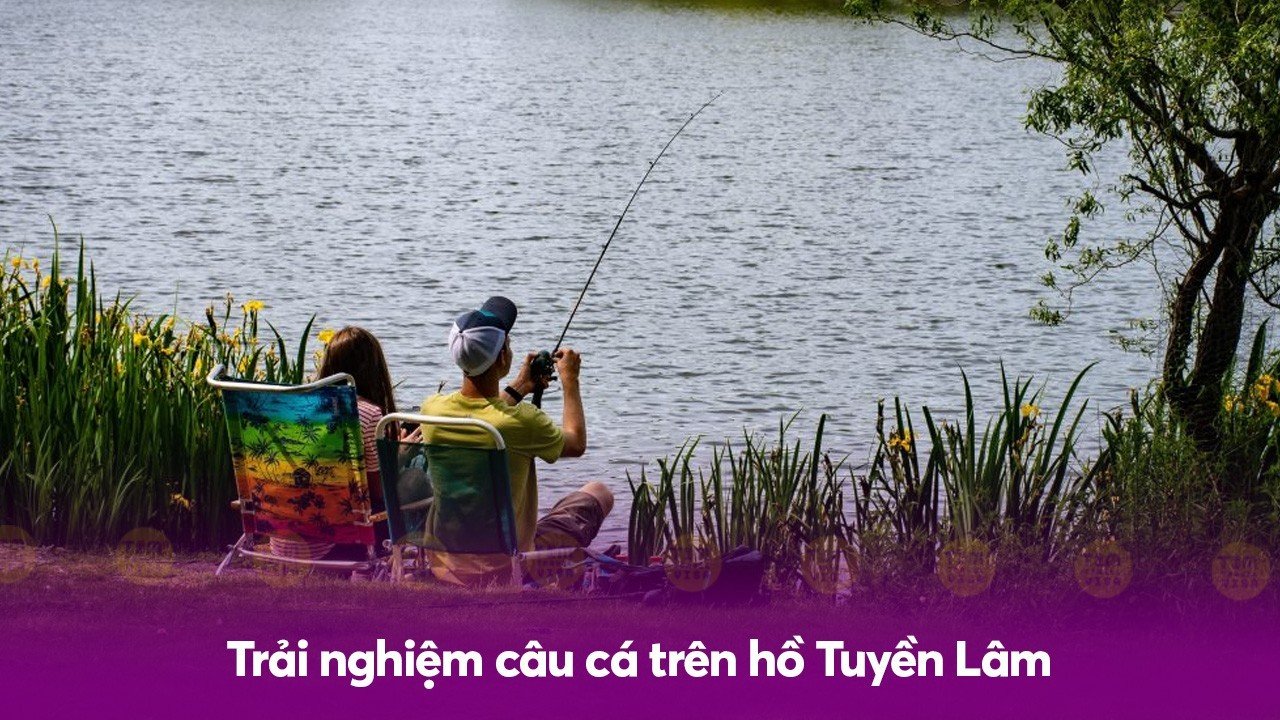 Trải nghiệm câu cá trên hồ Tuyền Lâm 