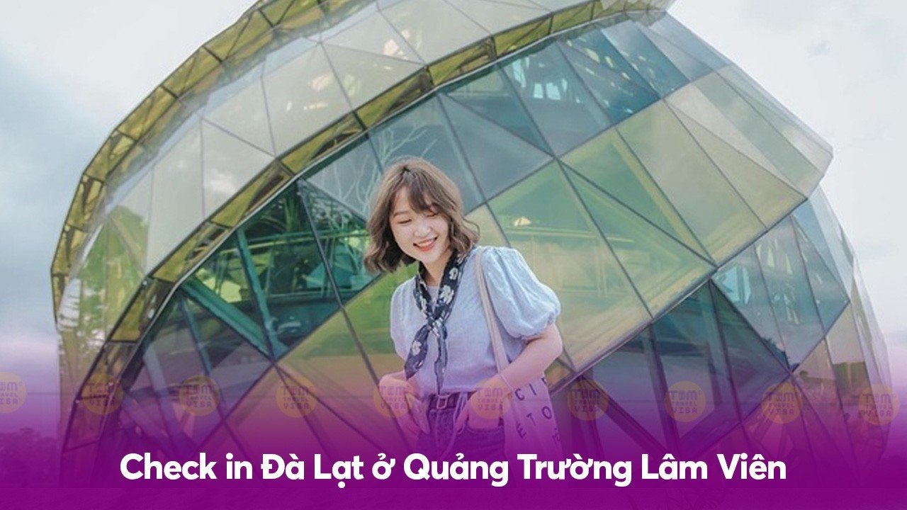 Check in Đà Lạt ở Quảng Trường Lâm Viên