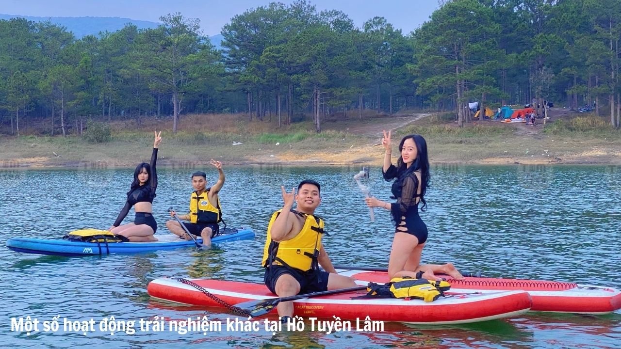 Một số hoạt động trải nghiệm khác tại Hồ Tuyền Lâm