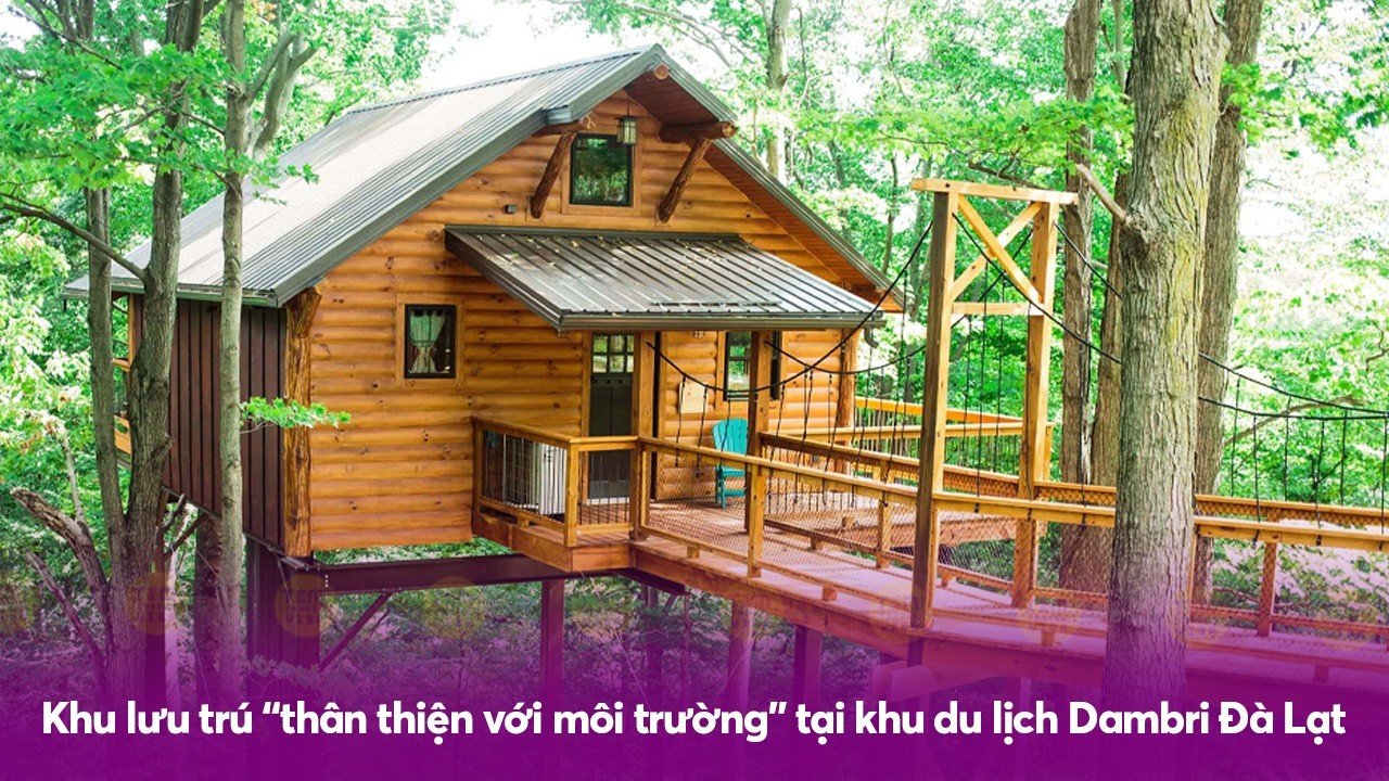 Khu lưu trú “thân thiện với môi trường” tại khu du lịch Dambri Đà Lạt