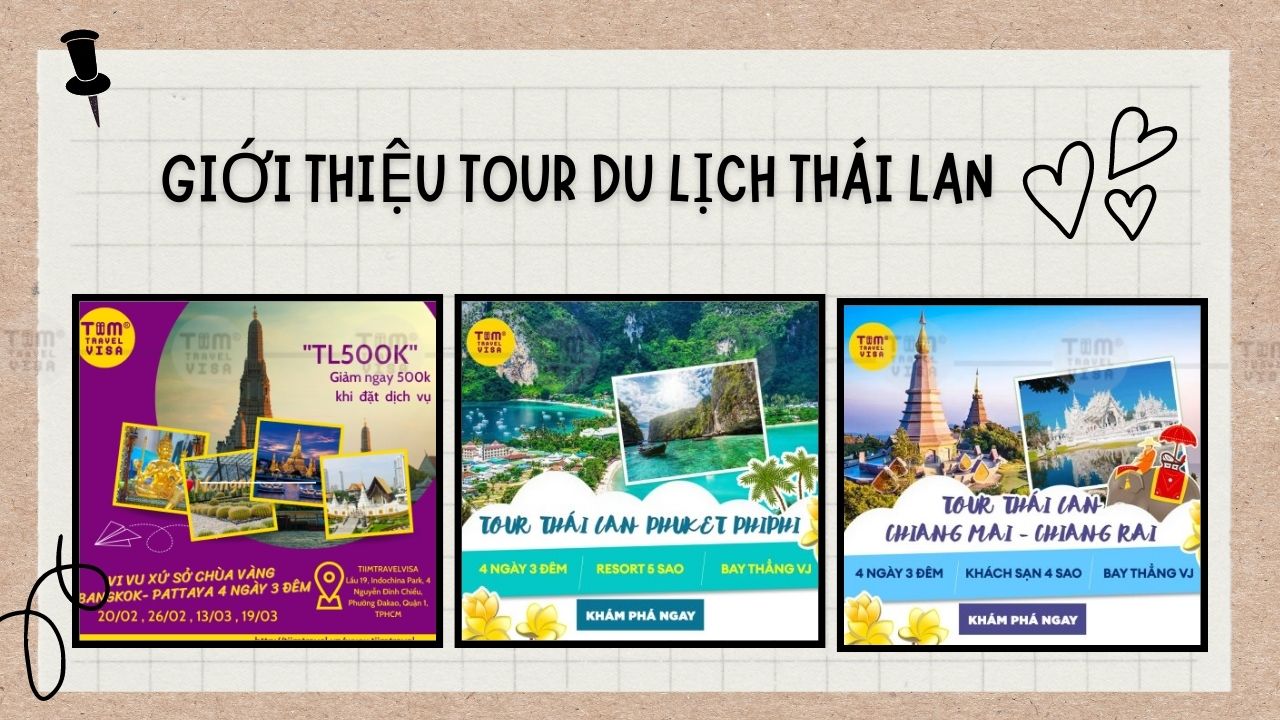 Gợi ý các gói du lịch Thái Lan trọn gói