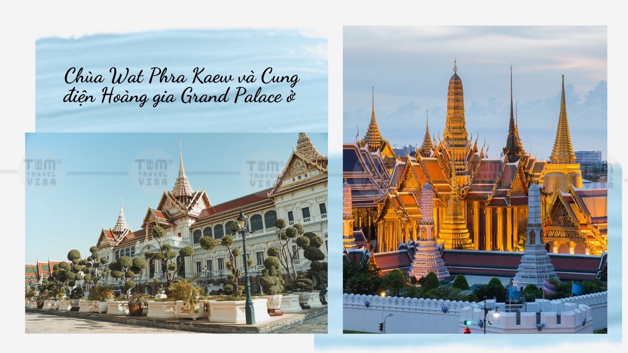 Đền Wat Phra Kaew và Cung điện Hoàng Gia ở Bangkok