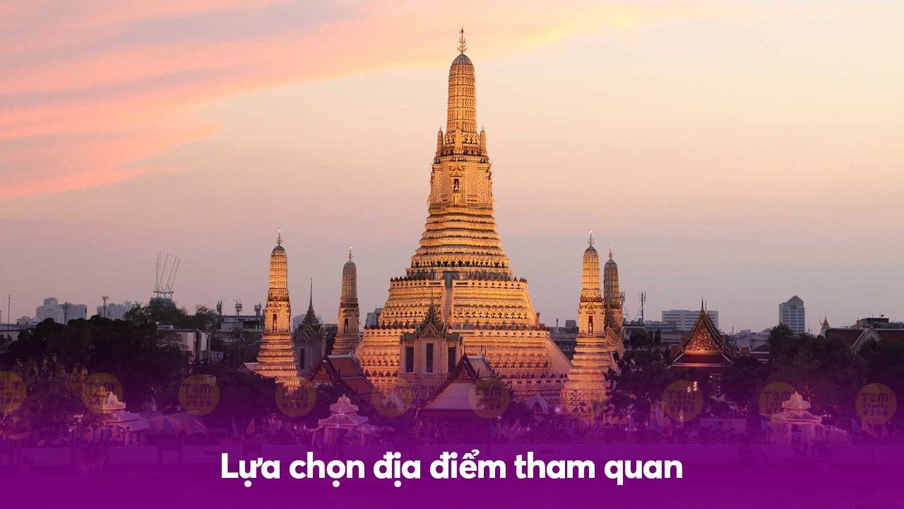 Lựa chọn địa điểm tham quan