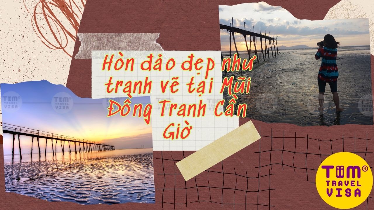Hòn đảo đẹp như tranh vẽ tại Mũi Đồng Tranh Cần Giờ