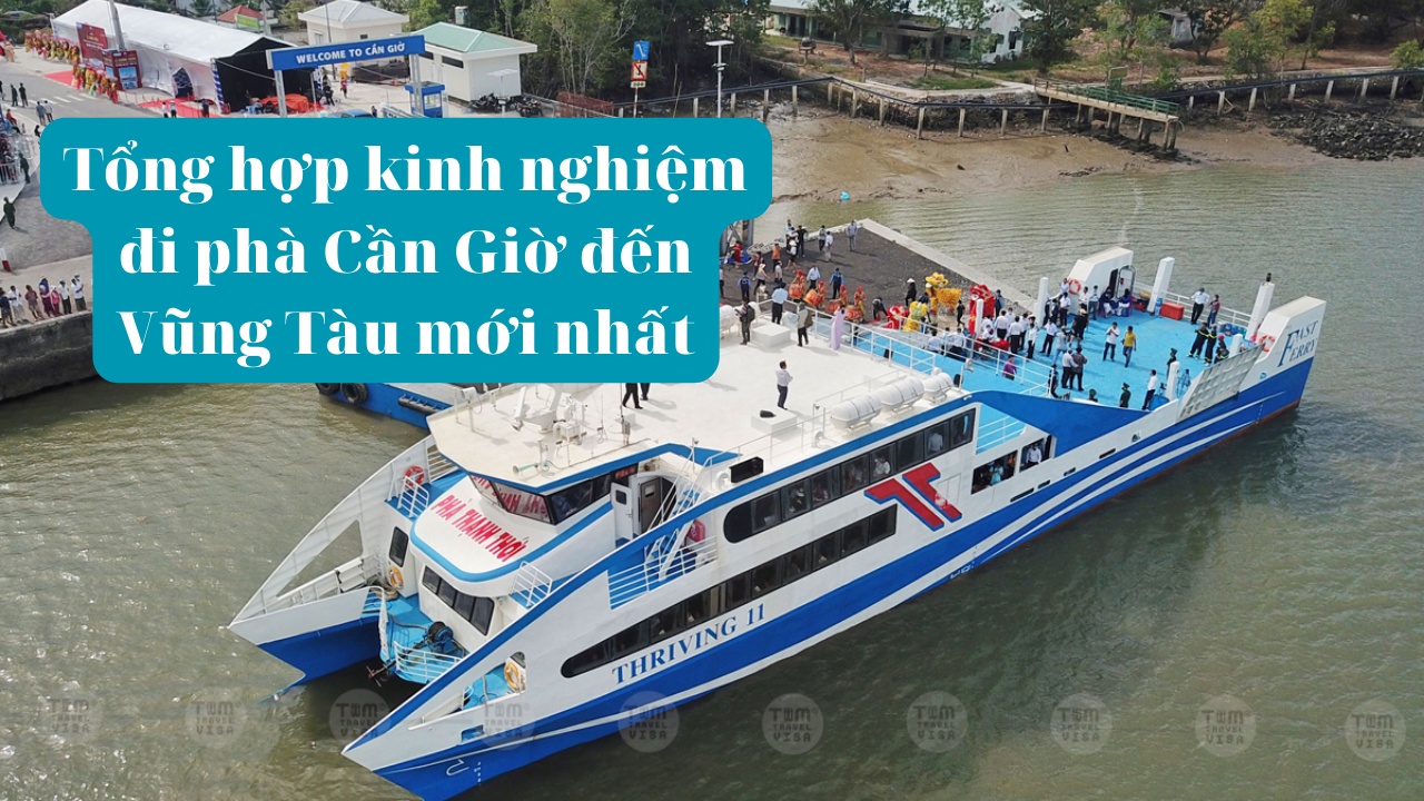 Tổng hợp kinh nghiệm đi phà Cần Giờ đến Vũng Tàu mới nhất