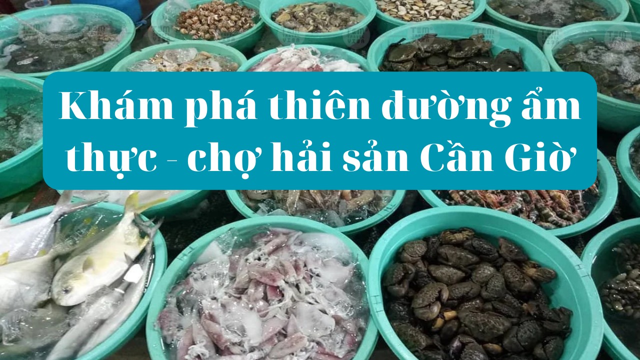 Khám phá thiên đường ẩm thực - chợ hải sản Cần Giờ
