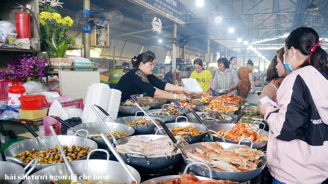 chợ hải sản