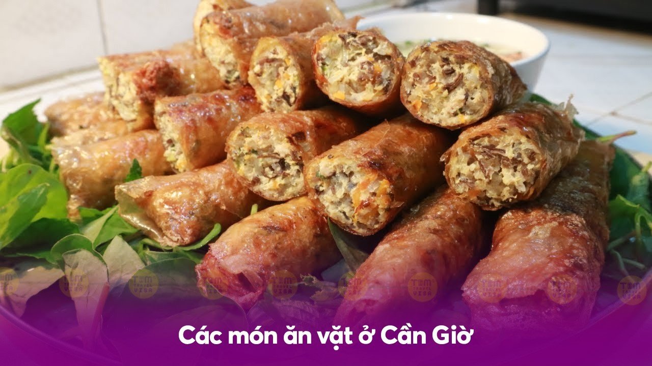 Các món ăn vặt ở Cần Giờ