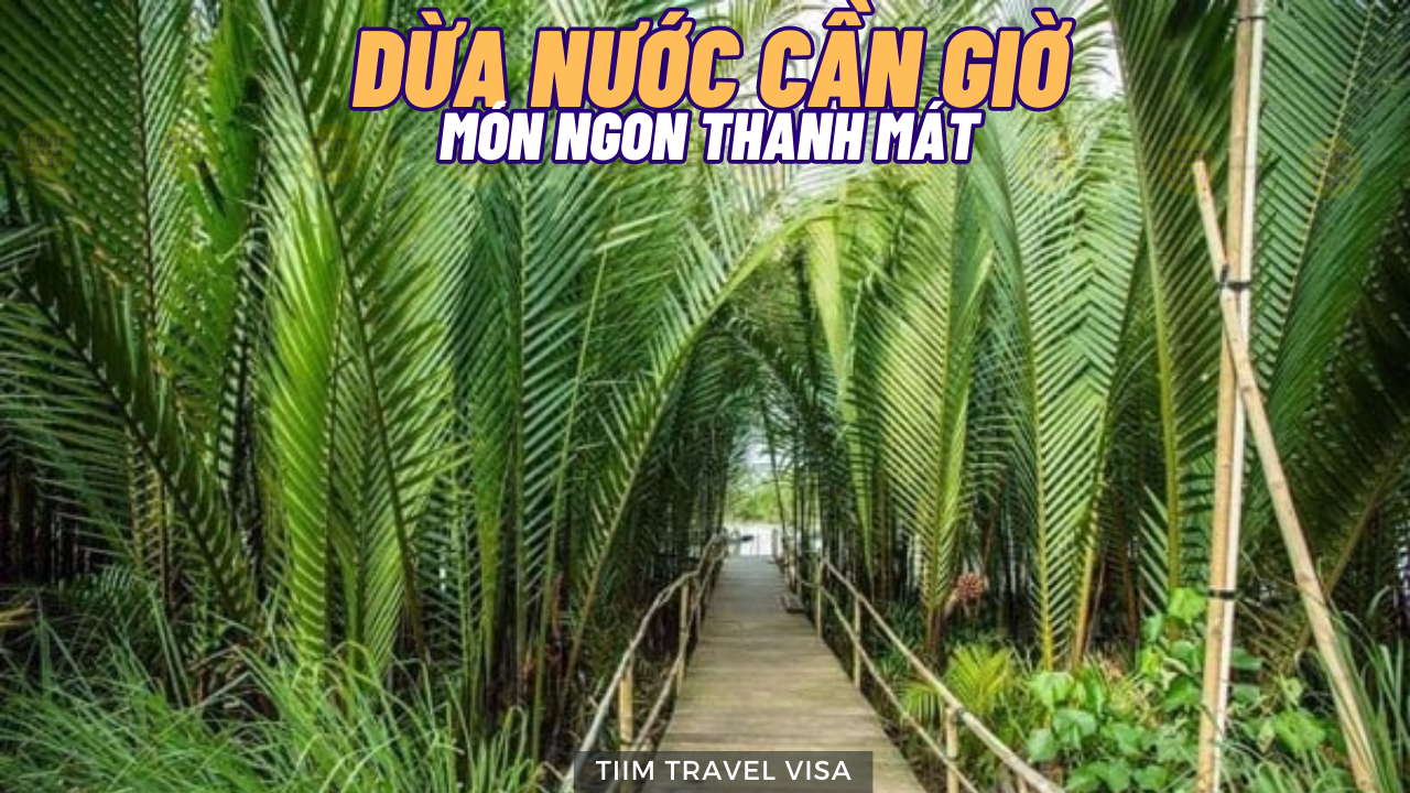 Dừa nước Cần Giờ - món ngon thanh mát