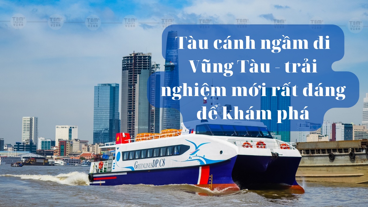 Tàu cánh ngầm đi Vũng Tàu - trải nghiệm mới rất đáng để khám phá
