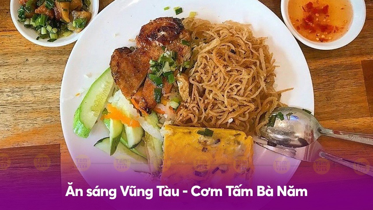 Ăn sáng Vũng Tàu - Cơm Tấm Bà Năm