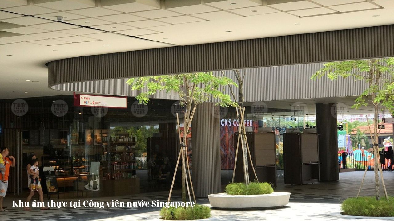 Khu ẩm thực tại Công viên nước Singapore