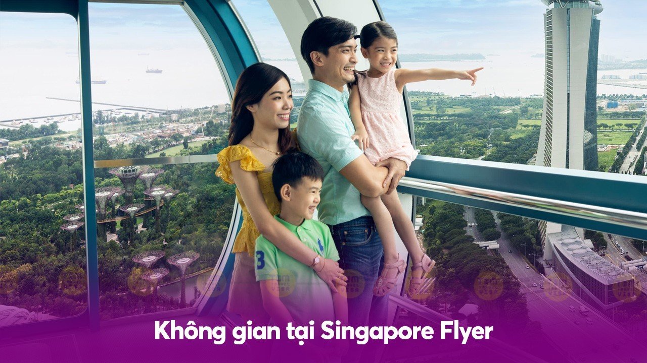 Không gian tại Singapore Flyer