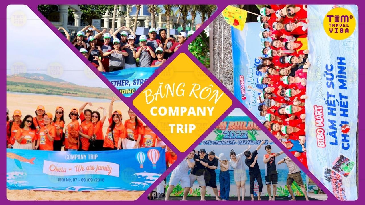 Băng rôn company trip