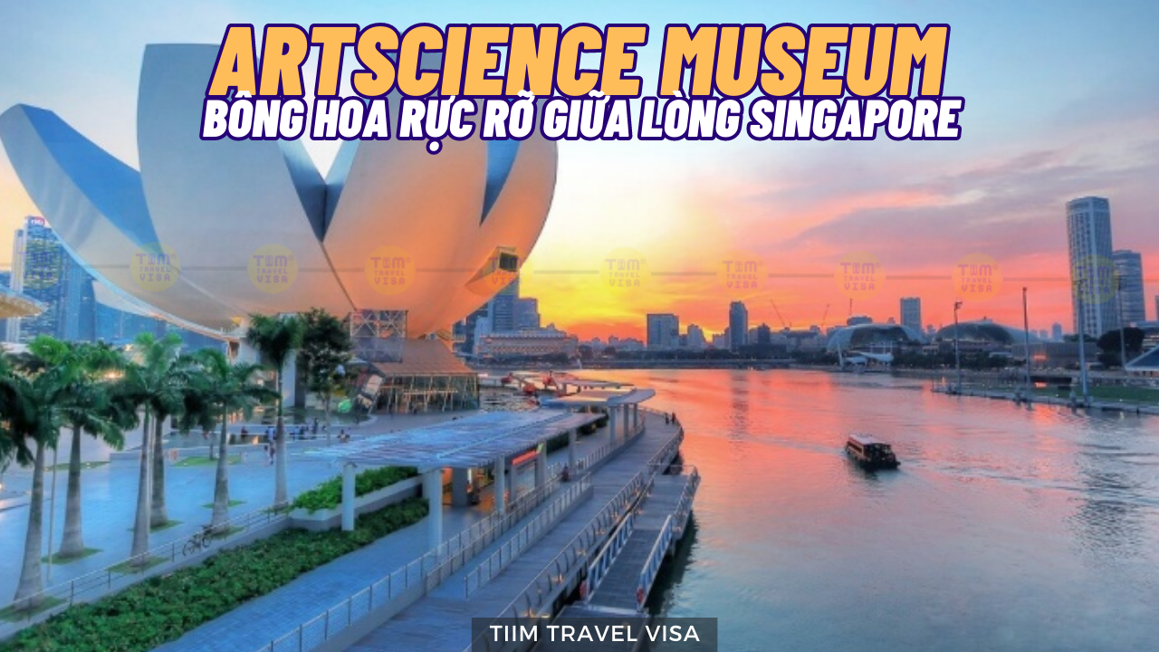 ArtScience Museum - Bông hoa rực rỡ giữa lòng Singapore