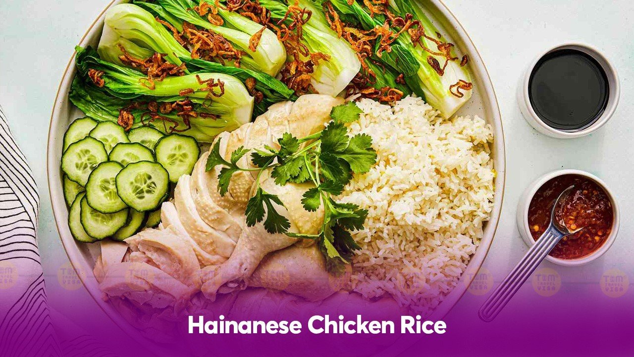 Món ăn Singapore: Hainanese Chicken Rice