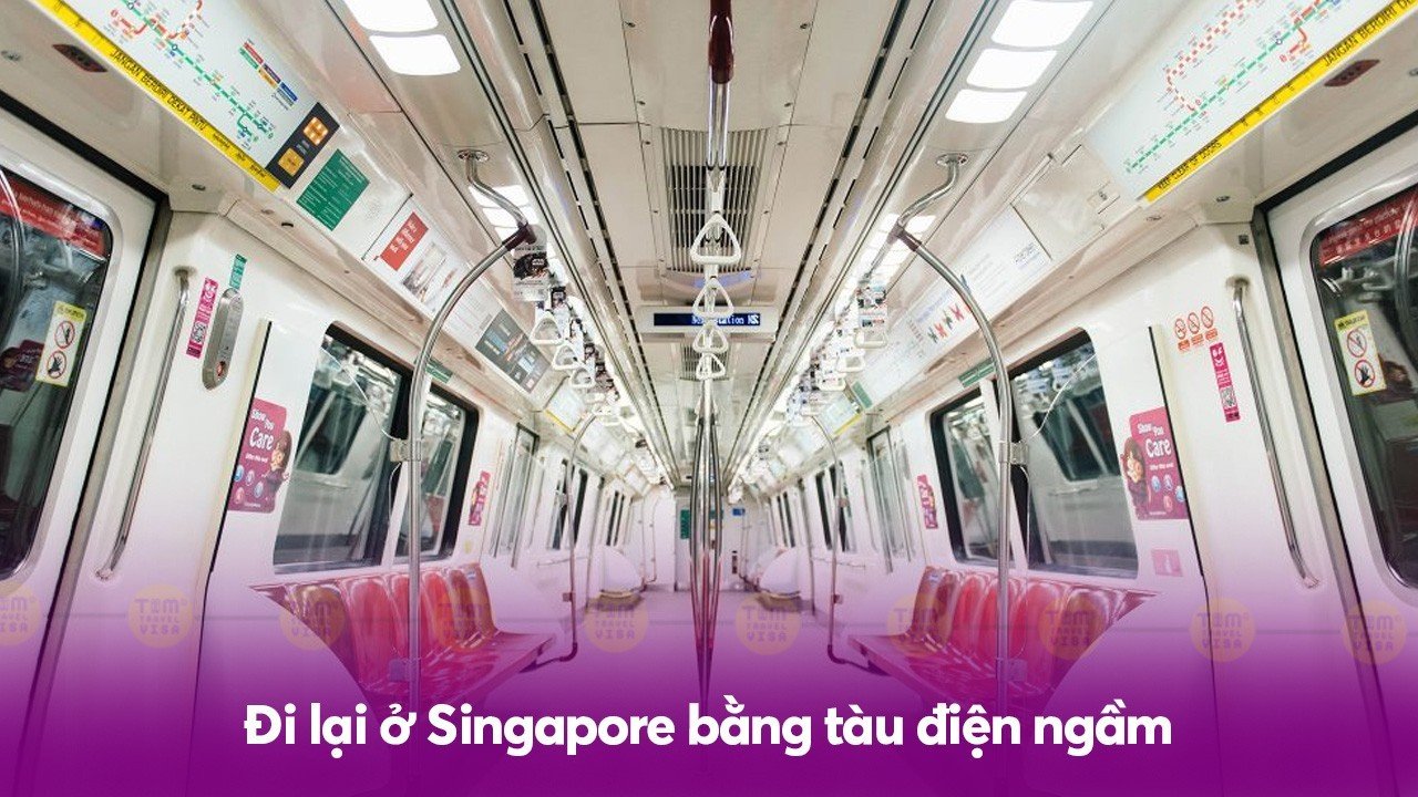 Đi lại ở Singapore bằng tàu điện ngầm