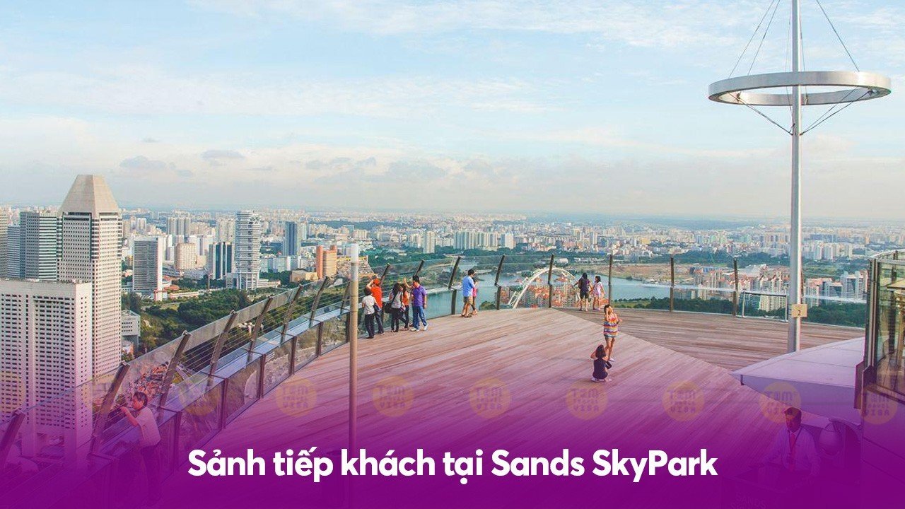 Sảnh tiếp khách tại Sands SkyPark