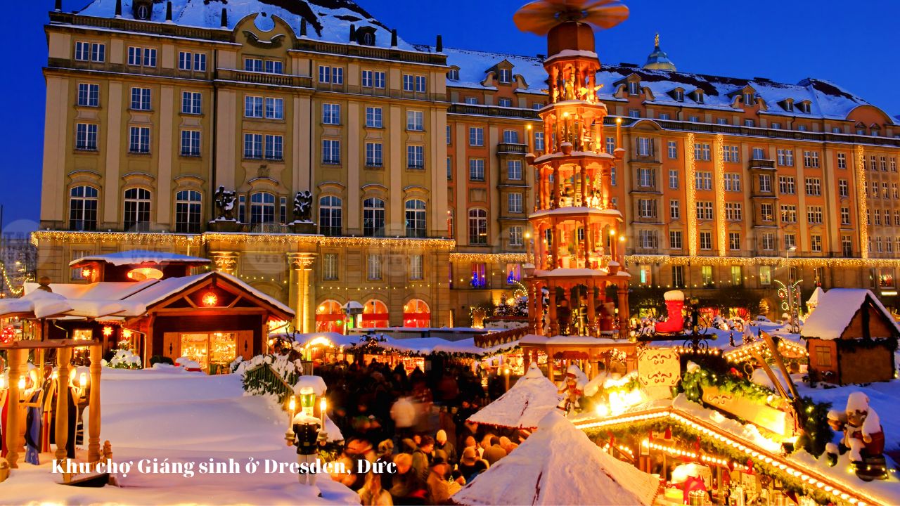 Khu chợ Giáng sinh ở Dresden, Đức