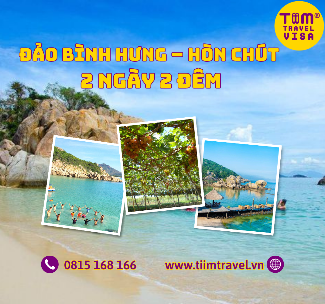 Tp.Hcm - đảo Bình Hưng – Hòn Chút 2 Ngày 2 Đêm