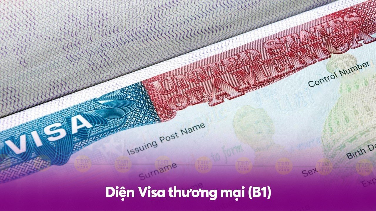 Các diện Visa Mỹ - Diện Visa thương mại (B1)