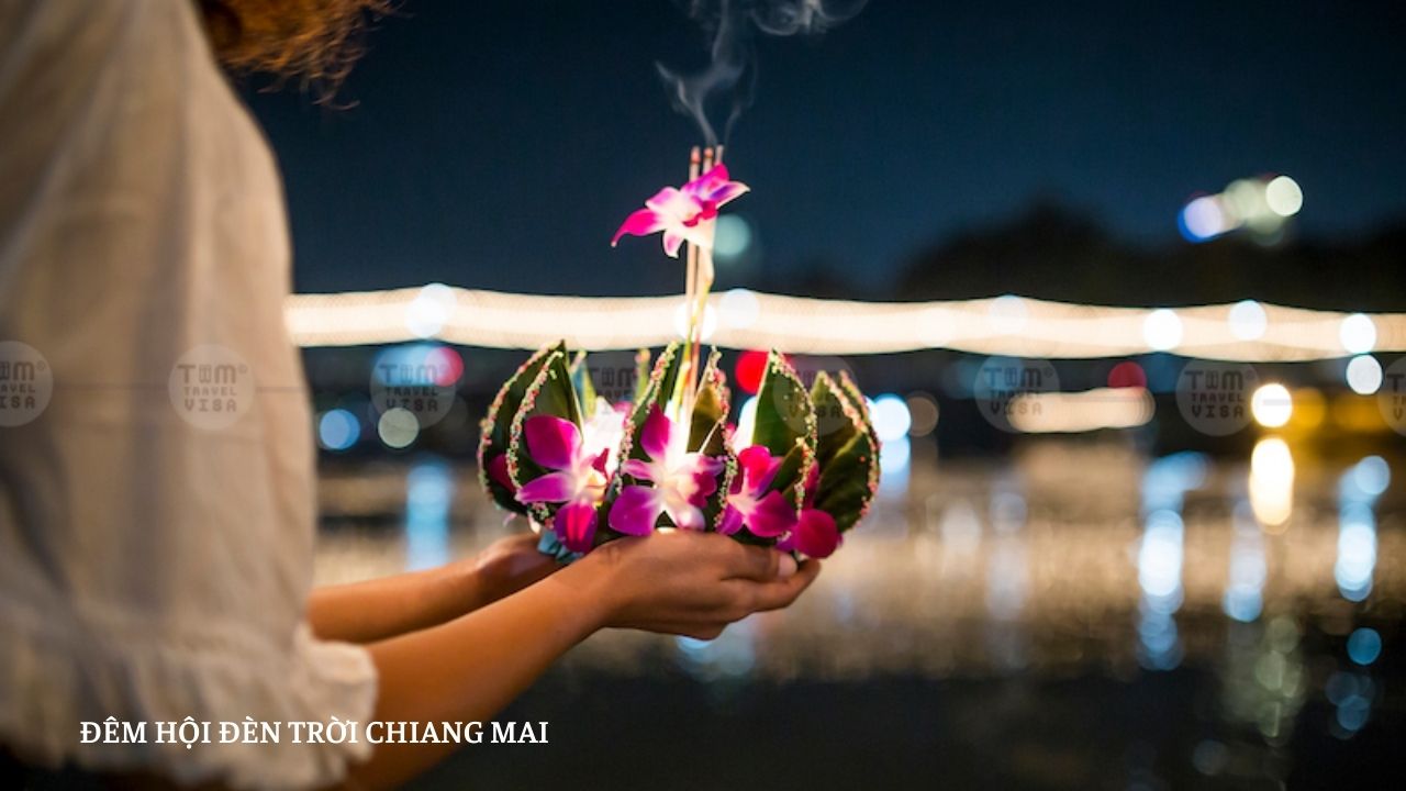 Các hoạt động tại đêm hội đèn trời Chiang Mai