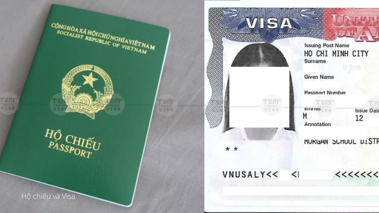 Định nghĩa và chức năng giữa hộ chiếu và visa