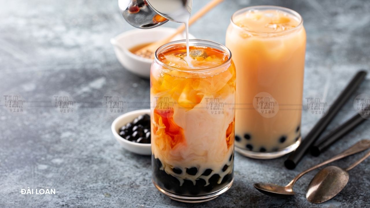Đài Loan là quê hương của trà sữa trân châu nổi tiếng
