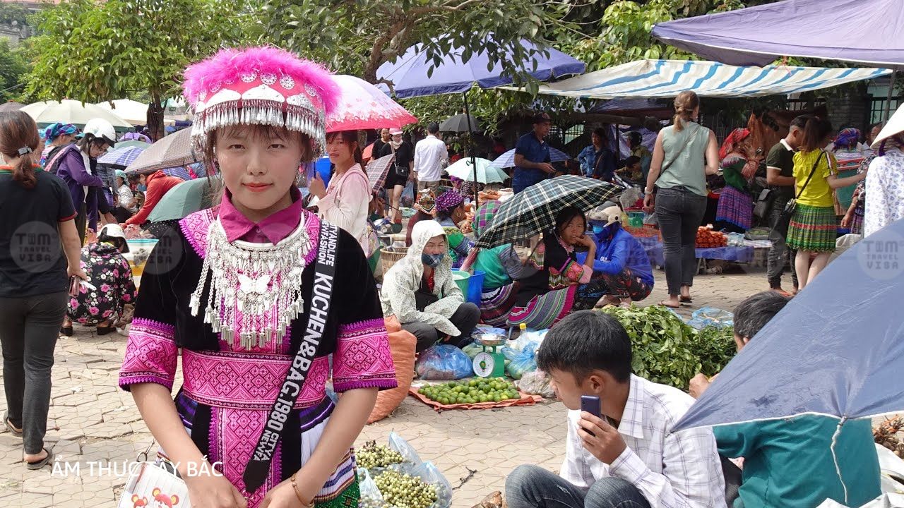 Chợ Mường Khương ở Lào Cai 