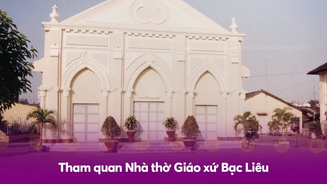 Du lịch thành phố Bạc Liêu: Tham quan Nhà thờ Giáo xứ Bạc Liêu