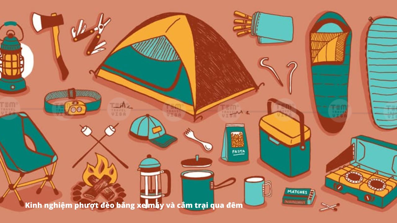 Những vật dụng cần thiết khi cắm trại qua đêm