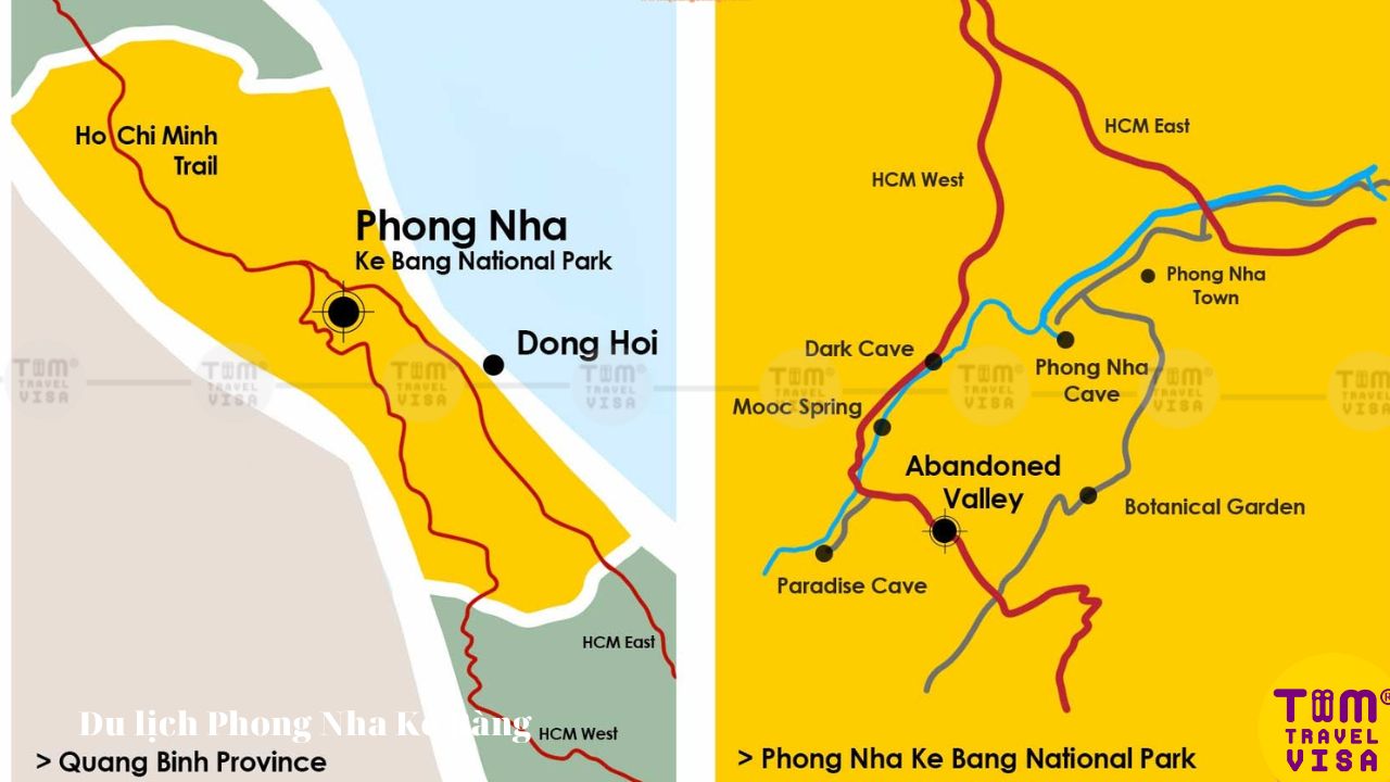 Hướng dẫn đi tới Phong Nha - Kẻ Bàng