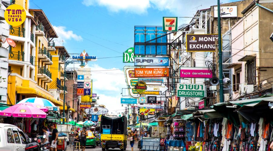 Khao San Road - Trung tâm giải trí gần Bangkok