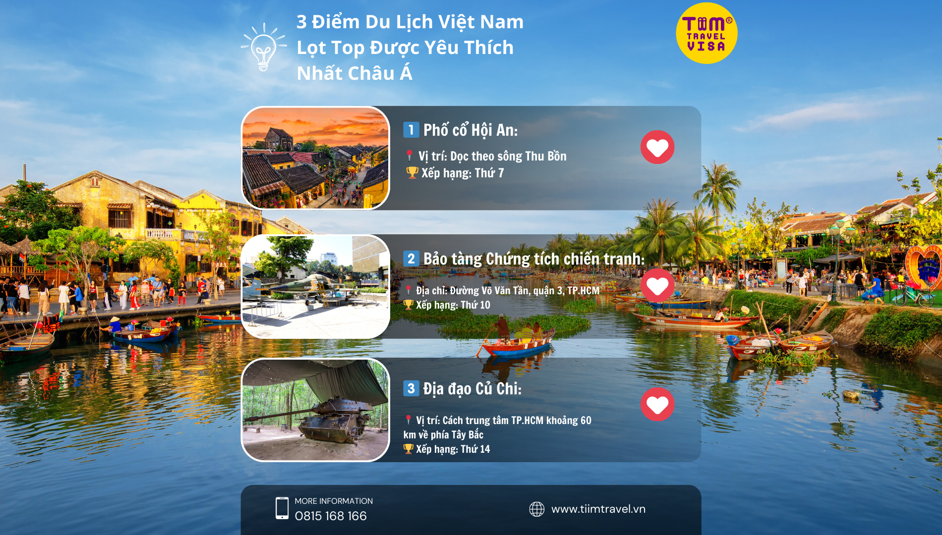 3 Điểm Du Lịch Việt Nam Lọt Top Được Yêu Thích Nhất Châu Á