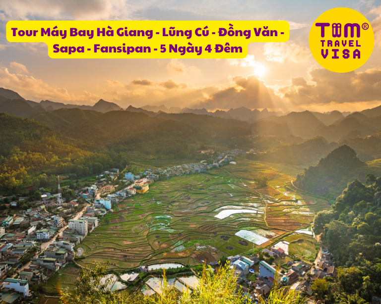 Tour Máy Bay Hà Giang - Lũng Cú - Đồng Văn - Sapa - Fansipan - 5 Ngày 4 Đêm