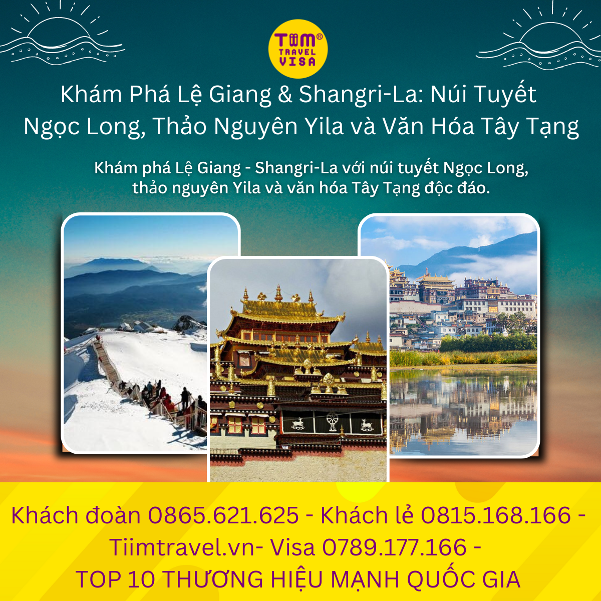 Tour Du Lịch Lệ Giang - Shangrila - Núi Tuyết Ngọc Long 5 ngày 4 đêm