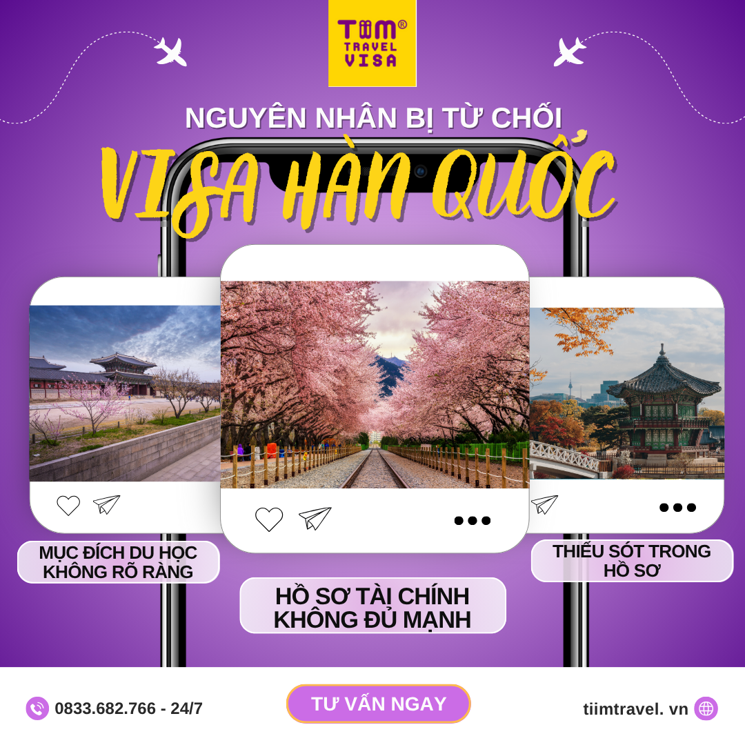 Nguyên nhân visa hàn quốc bị từ chối