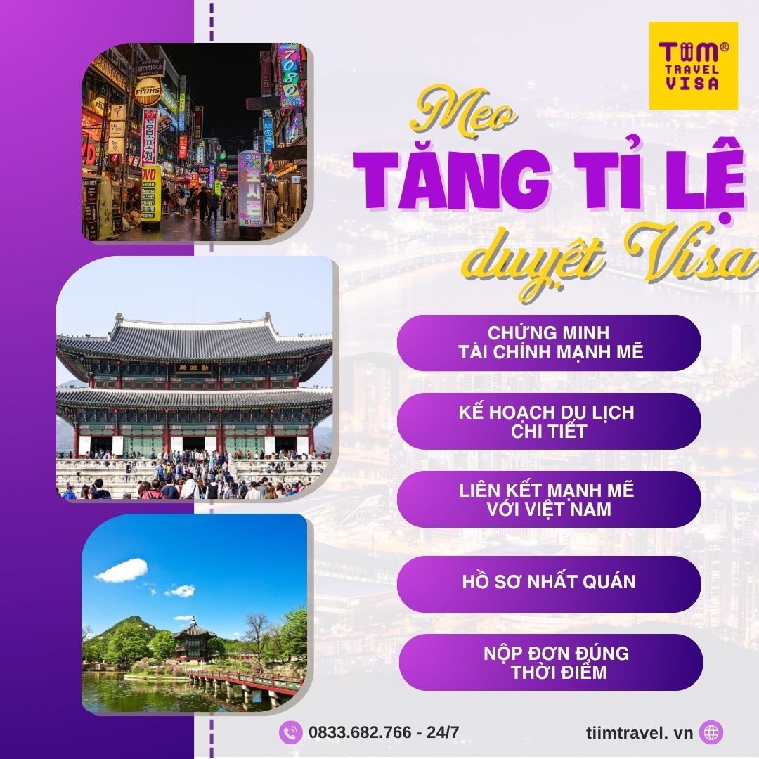 mẹo tăng tỉ lệ duyệt visa